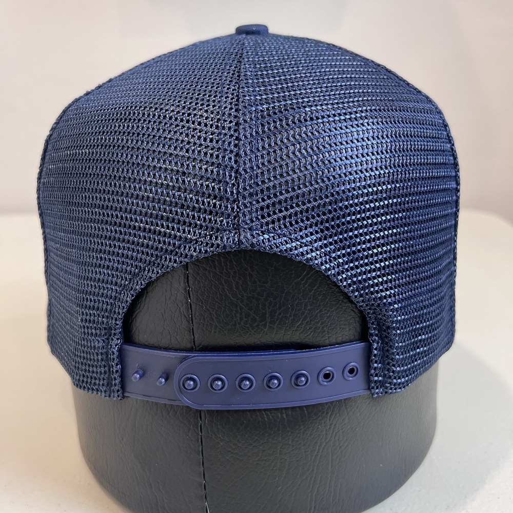 Usps Express Mail Overnight Snapback Trucker Hat Cap Blue Eagle 90s Rope La View 5